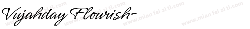 Vujahday Flourish字体转换